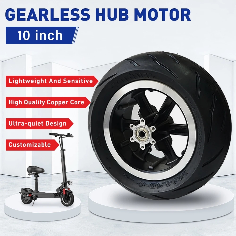 10 Inch Hub Motor 48v 1500w 3000w Electric Motorcycle Engine Buggy Gearless Electric Bike Kit
