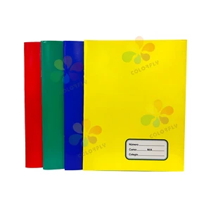 Good Quality Custom Cover with Lamination School Notebook  17x22cm 100sheets Cheap Price Ruled  Line Exercise Book