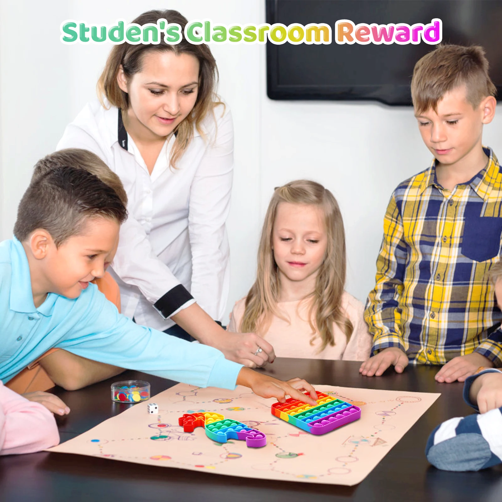 Оптовая Продажа с фабрики силиконовая игрушка для снятия стресса детей