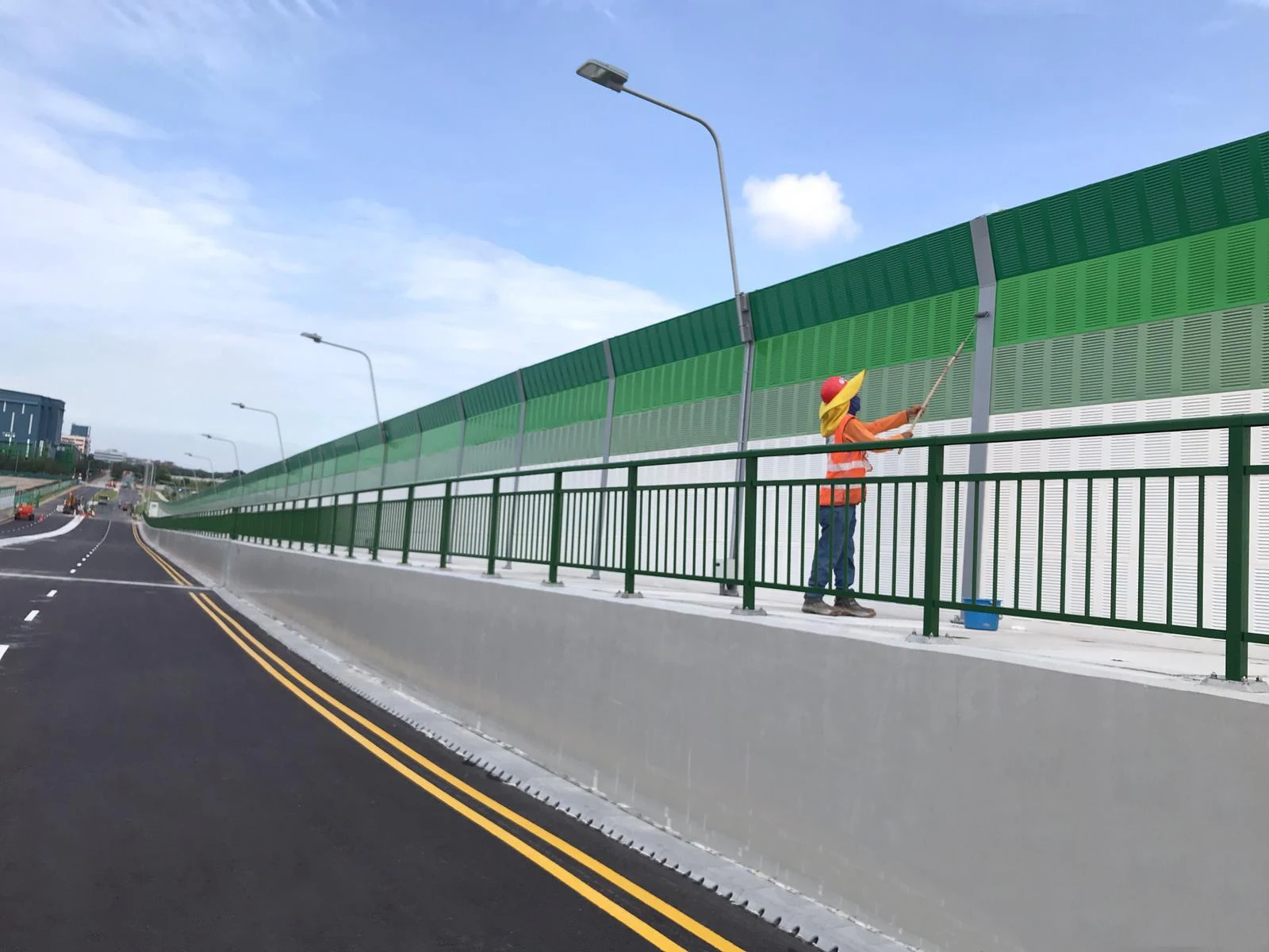 product modern design acrylic and pvc noise barrier metal sheet transparent wall acoustic sound barrier for outdoor and highway use-8