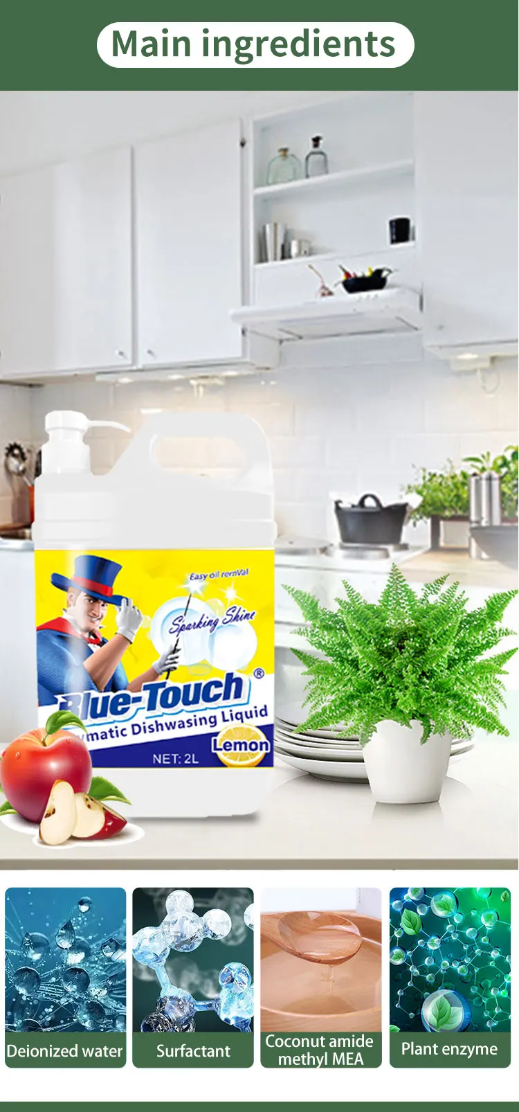 Wholesale Kitchen Dishwashing Liquid Dishwasher Detergent Bulk 2kg Buy Dish Liquid Soap In
