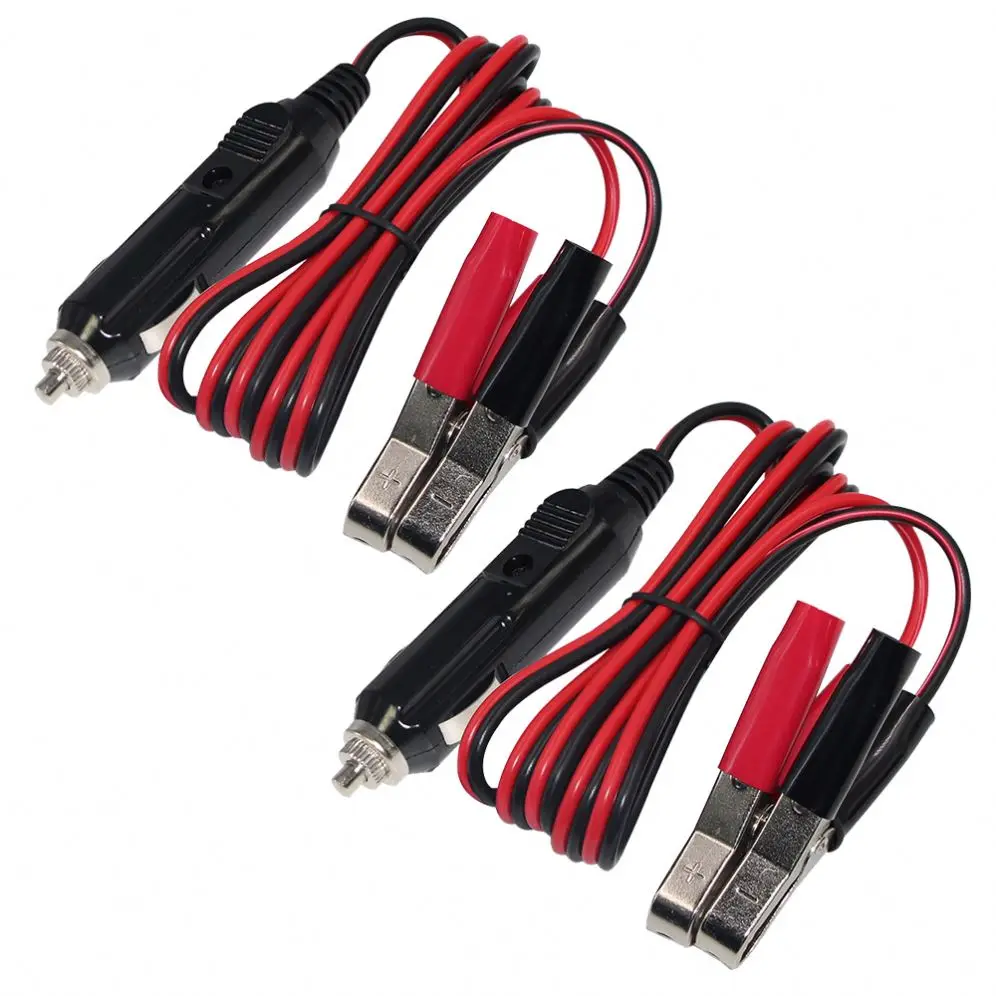 cigarette lighter to alligator clips Cigarette Lighter Male to Metal Crocodile Clips