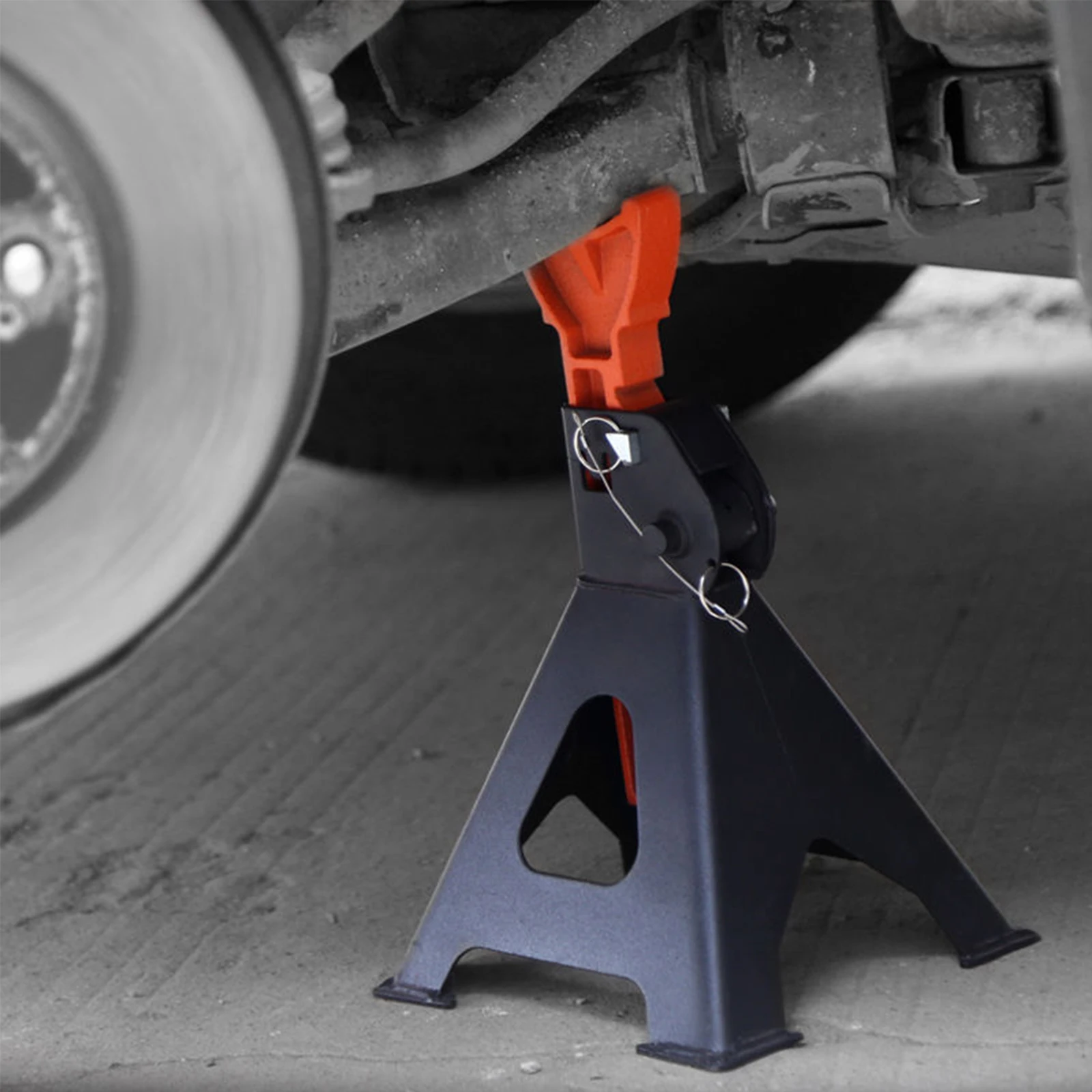 Support Pour Cric De Sol En Acier - Organisateur Stable Pour Garage, Réparation Auto, Remorque, Moto, Camion