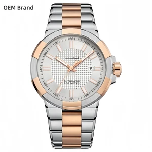 Custom Logo Sapphire Mirror Miyota Movement 10ATM Waterproof Automatic Luxury Business Men's Mechanical Watches Stainless Steel