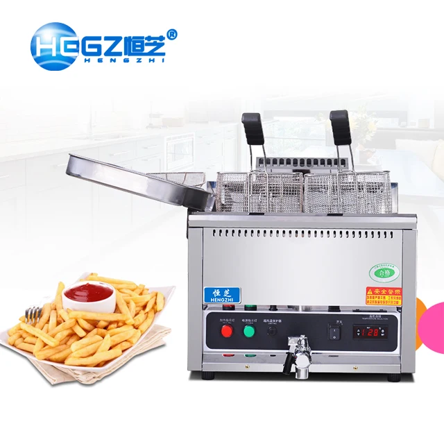 Automatic Vertical Gas Furnace Commercial Digital Frying Machine