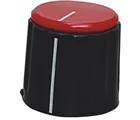 Skirted Inner Lock Plastic Potentiometer Knob Type Rotary Encoder Knob