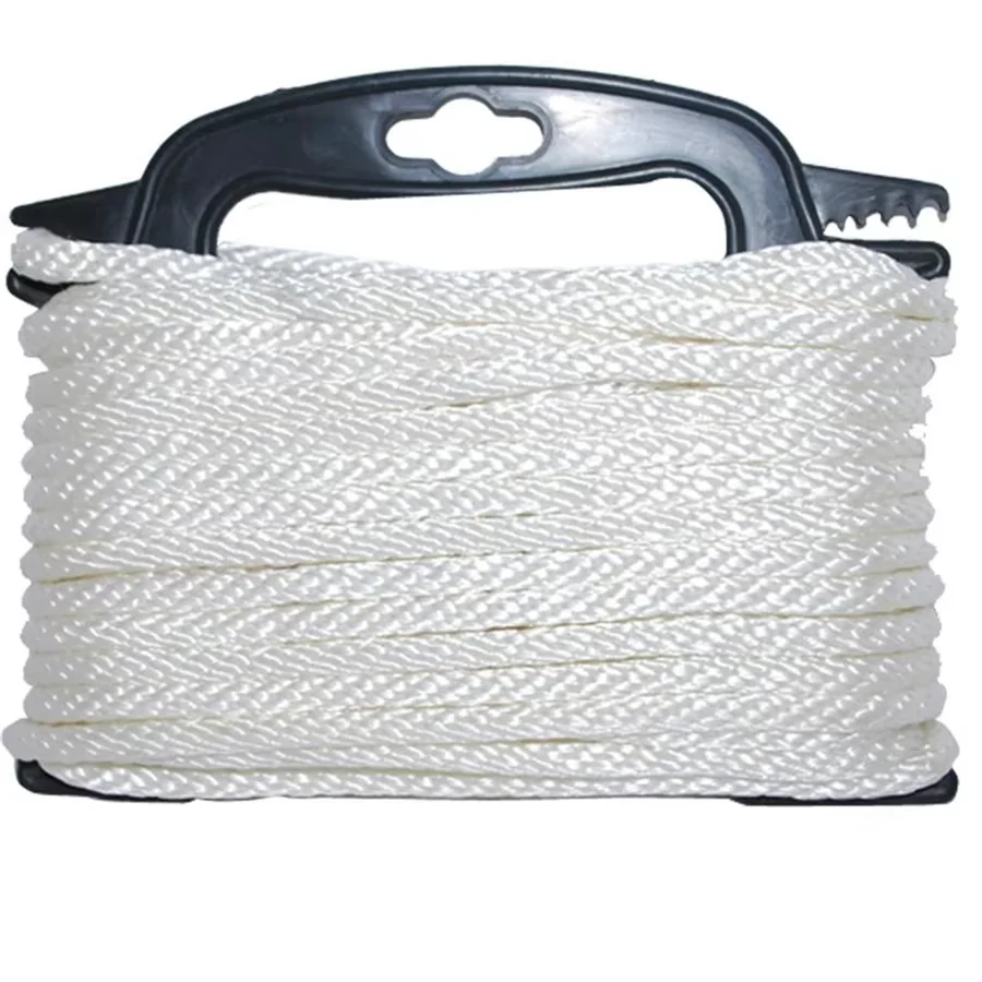 High Tenacity Nylon Polyester Fiber Braid Rope with Round Pattern Flexible and UV Resistant for Construction Use