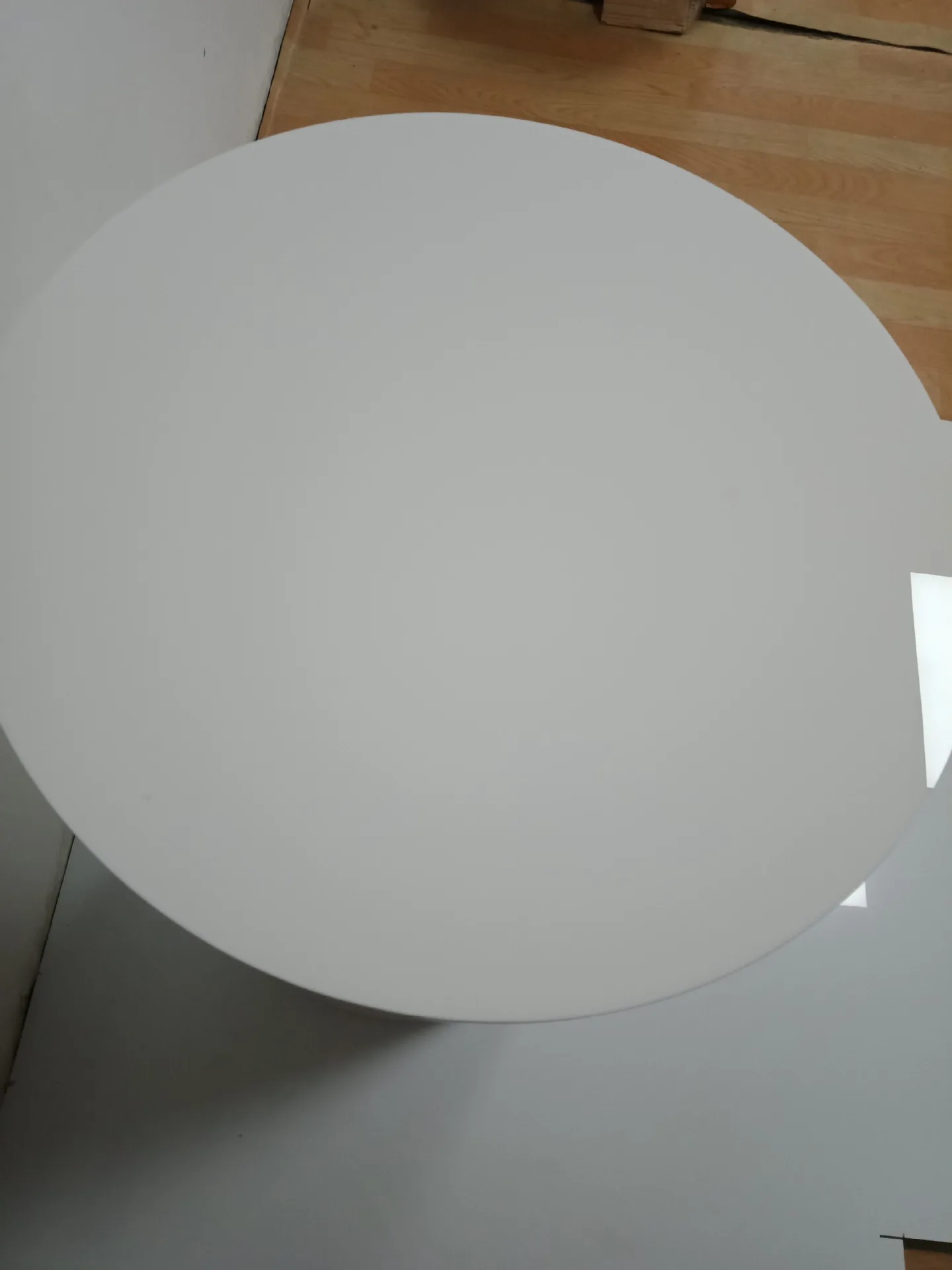 Set of 5 Acrylic Round Cylinder Pedestal White Acrylic Plinths Display Stand for Wedding Decoration