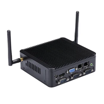 Qotom Cheap Mini Computer Hardware with J1900 Processor onboard Quad Core 2.0 GHz For Industrial Use