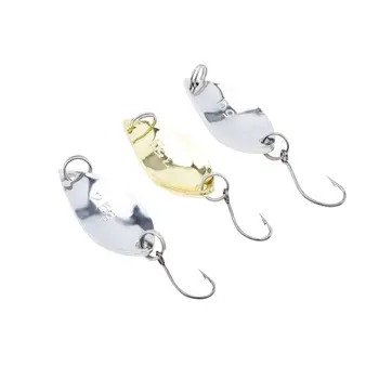 Cheery Steel Hook Lure Set for Bass Trout Catfish Hard Metal Saltwater and Freshwater Fishing Spoons Lures – Metal Jig – view 2