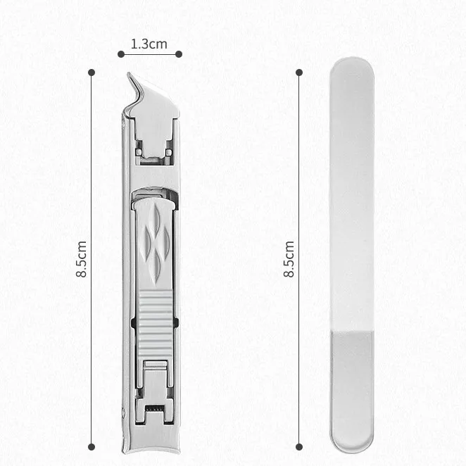 product new original nail tool black nail clipper sharp stainless steel nail clippers-3