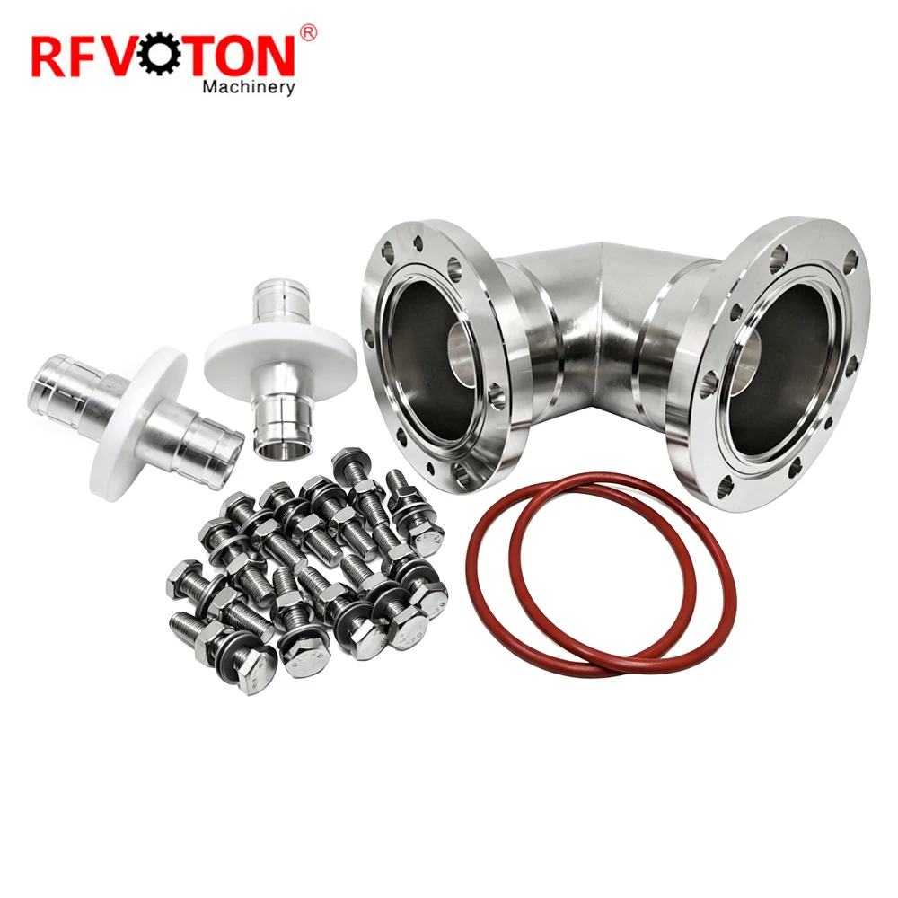 Bộ chuyển đổi mặt bích góc vuông công suất cao 3-1/8 inch EIA IF110, bộ nối RF xoay góc vuông, bộ nối chuyển tiếp đồng trục RF, khớp nối RF