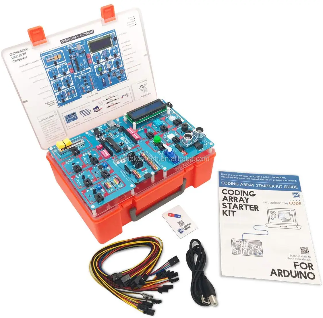 Coding Array STAUS01-EN Beginners Starter Kit Sensor kit Electronics kit with Tutorial