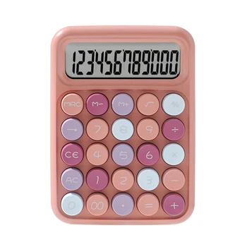 Colorful keys 12 digital calculator custom count student use school stationery items cute calculator