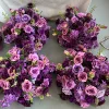 60cm purple green