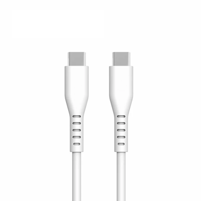 Silicon Data Cable 3A PD Fast Charging Charger Cable USB C to C cable for Huawei and Android