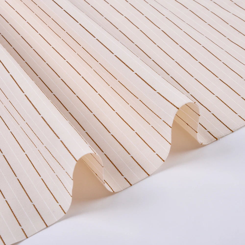 product high quality woven  fabric  cotton poly blended fabric yarn dyed fabric  for womens clothes-7