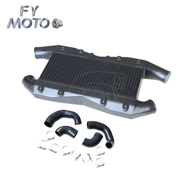 Black Intercooler Kit For Nissan GTR R35 2009+ With Hose Kits