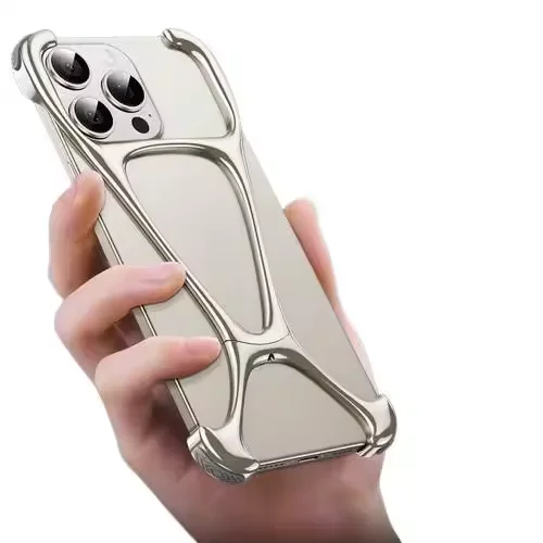 Étui de téléphone mobile mental personnalisé avec logo cool en argent pour iPhone 11 12 13 14 15 Pro Max  