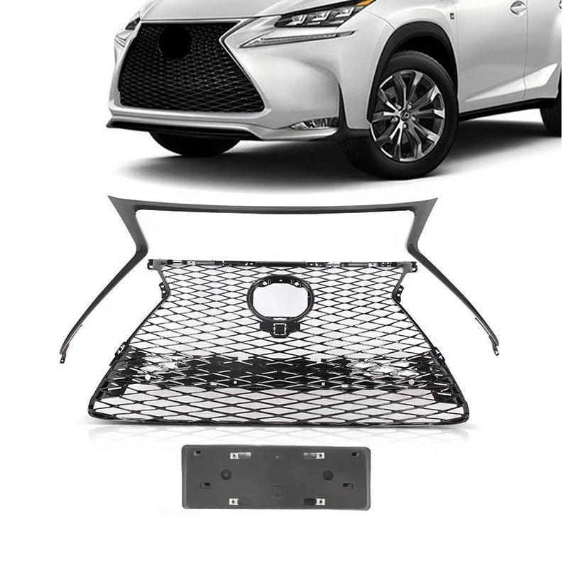 Saivis car Auto Accessories Body kit Front Sport Grille For Lexus 2014-2016 NX200