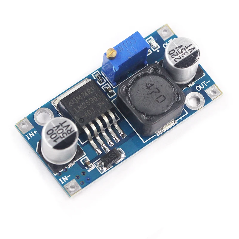 Aokin 8 Pack LM2596 DC-DC Adjustable Buck Converter 3.0-40V to 1.5-35V Power Supply Step Down Module