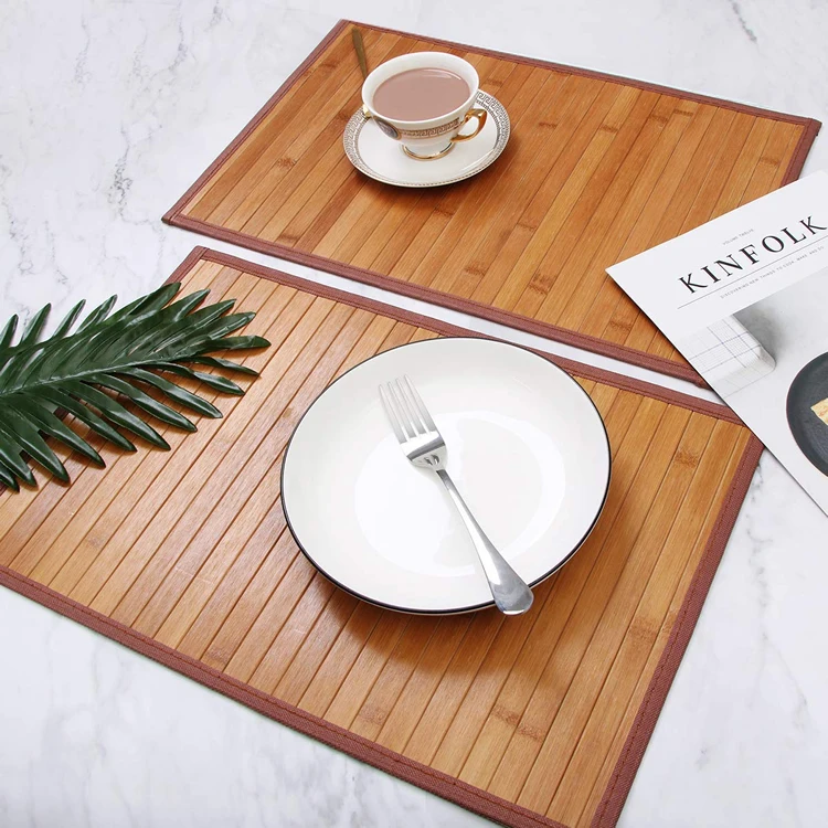 Set de Table Bambou 30x45cm Naturel - Maison