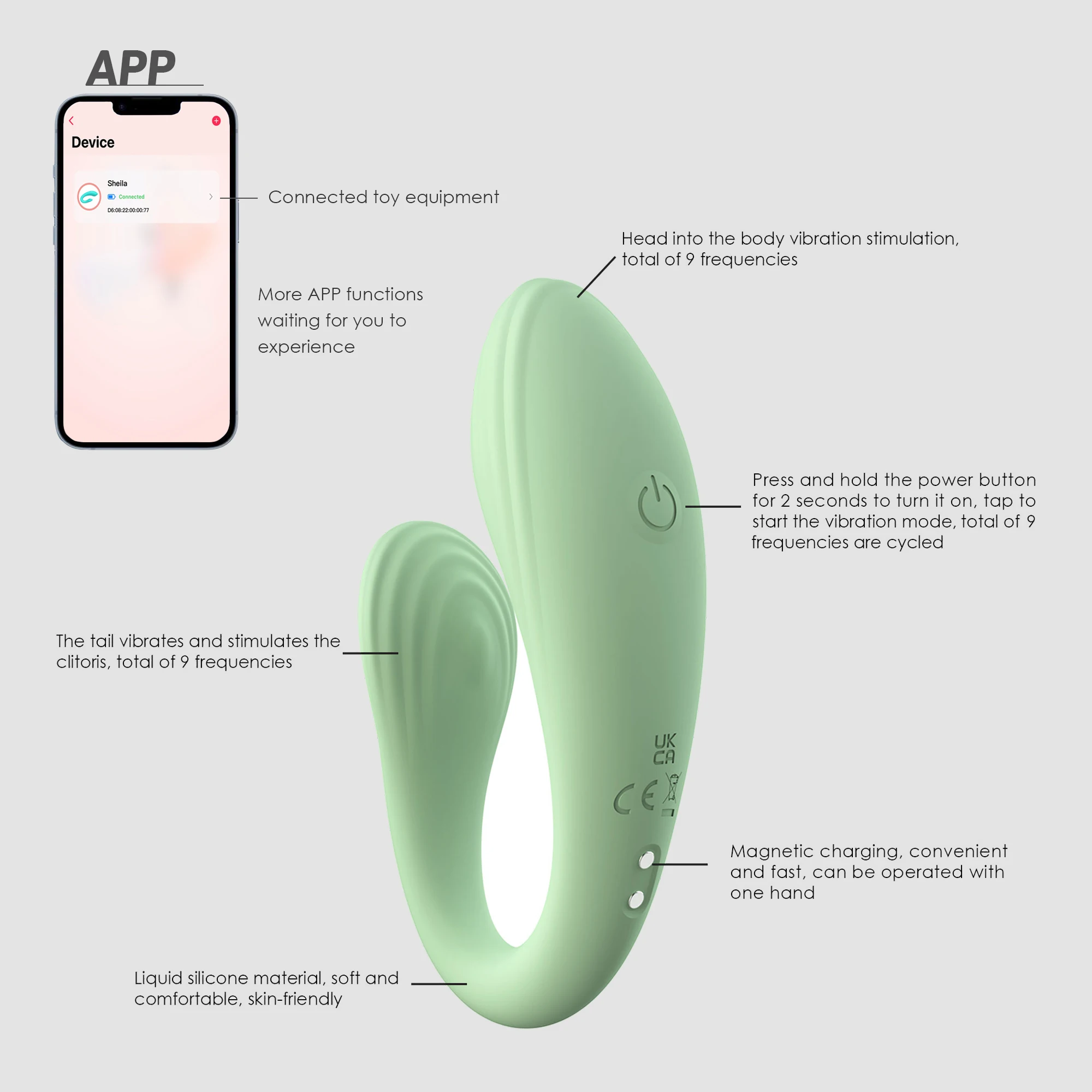 WINYI App Controlled Vibrator Wireless Wearable Sex Toy Vibrating Panties Erotic Products Couple Vibrator for Women WINYI App Controlled Vibrator Wireless Wearable Sex Toy Vibrating Panties Erotic Products Couple Vibrator for Women