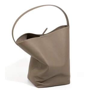 Tote Bag Manufacturer Genuine Leather Bags Women Shoulder High Quality Bucket Bags for Travel Womans Custom Zipper Handbags