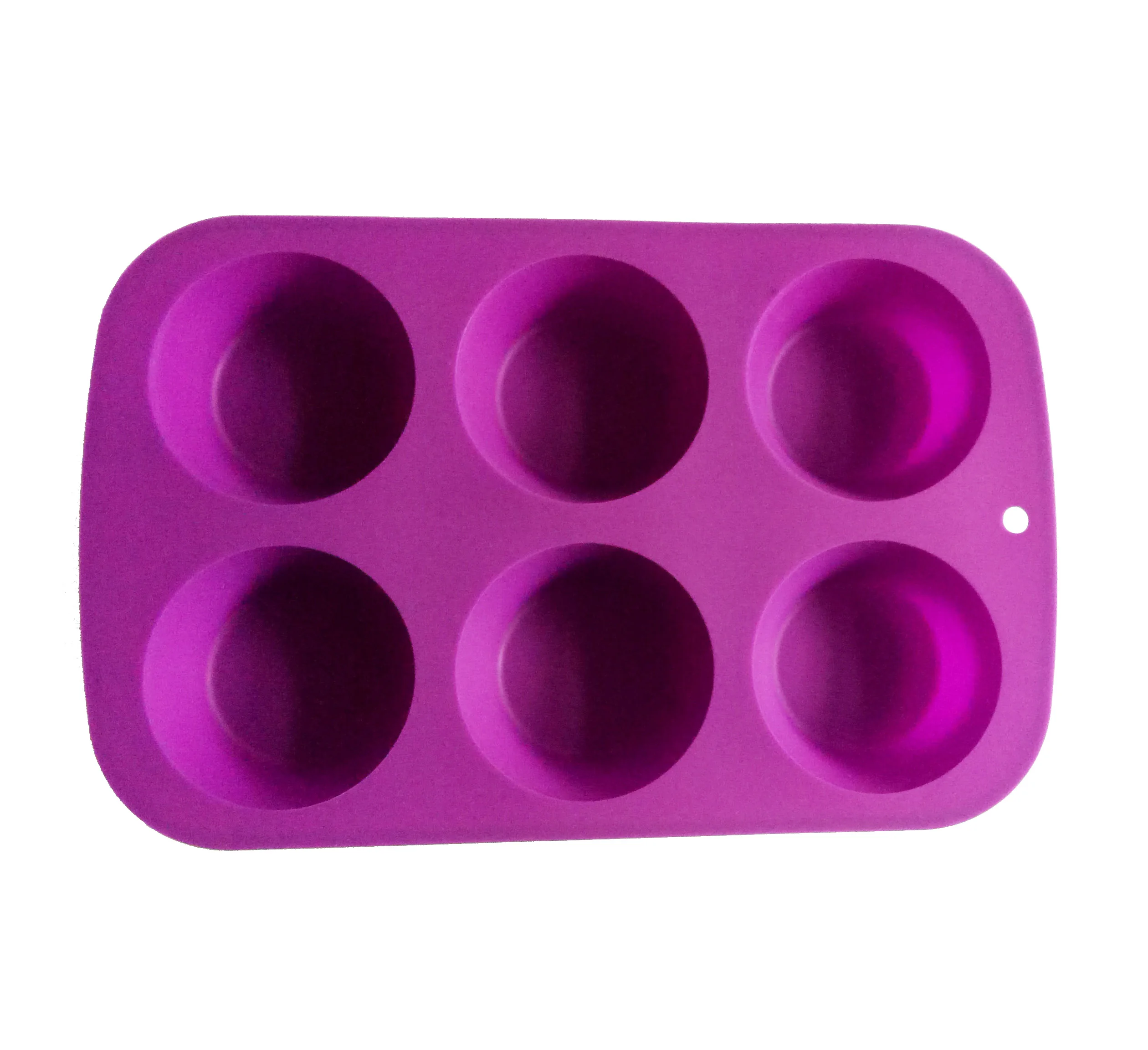 Buy Wholesale China 6-cavity Large Round Disc Silicone Mold English Muffins  Baking Pan Resin Coaster Mold & Nonstick Baking Pans Muffin Bakeware at USD  1.6