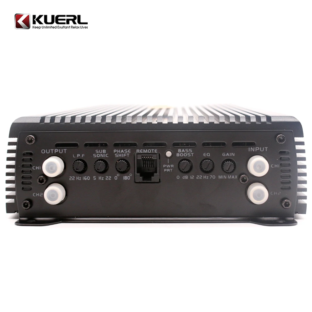 Kuerl 12VクラスDモノラルブロックデジタルアンプカーパワー
