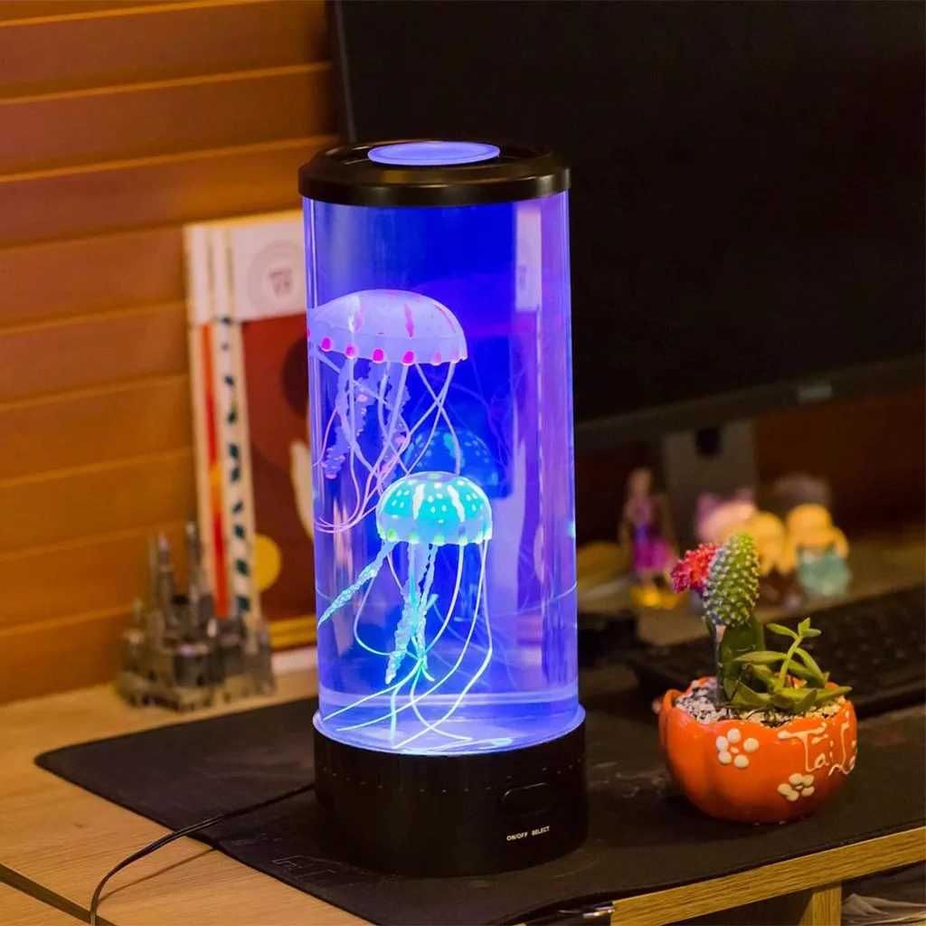 color changing jellyfish lamp