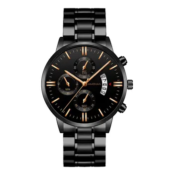 Luxury Fashion Customization Brand Your Own Logo Quartz Wristwatches Men Stainless Steel Watch