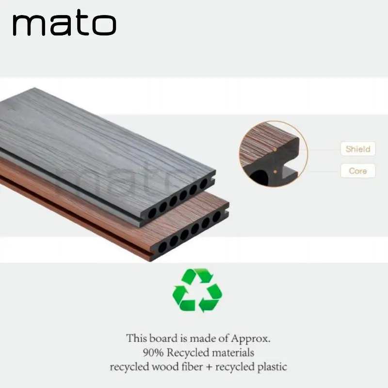 Mato Composite Decking Boards WPC Composite Decking