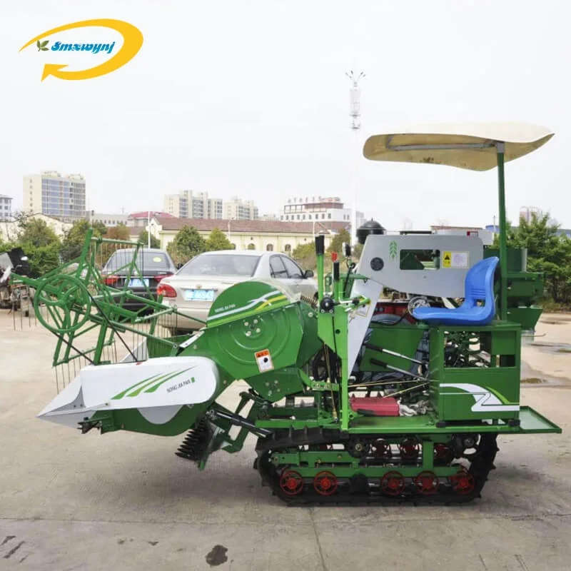 Factory Price Machine Rice Alfalfa Cutting Machine Harvester Rice Wheat Paddy Small Combine Harvester Paddy Cutting Machine