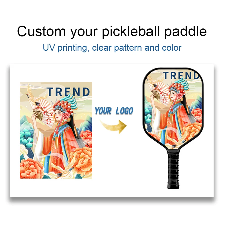 product usapa approved carbon fiber pickleball paddle set of 2 for children with training  customized options-5