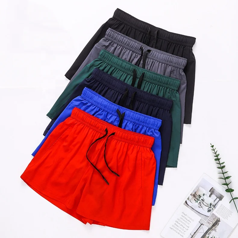 Men Running Shorts Bodybuilding Muscle Training Sportswear Exercise Gym Shorts