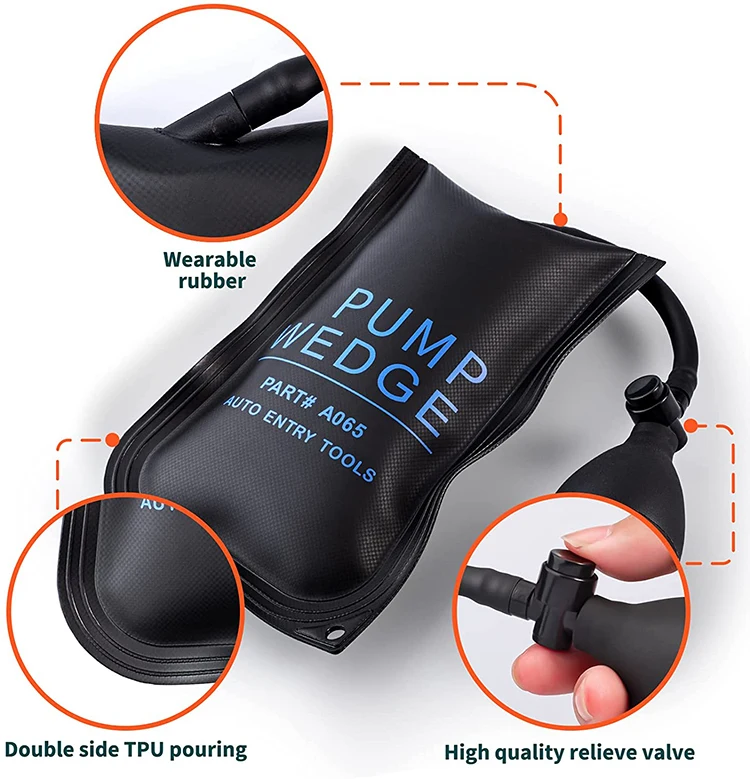 Car Pump Wedge Kit Premium Quality Leveling & Alignment Tool Air Wedge