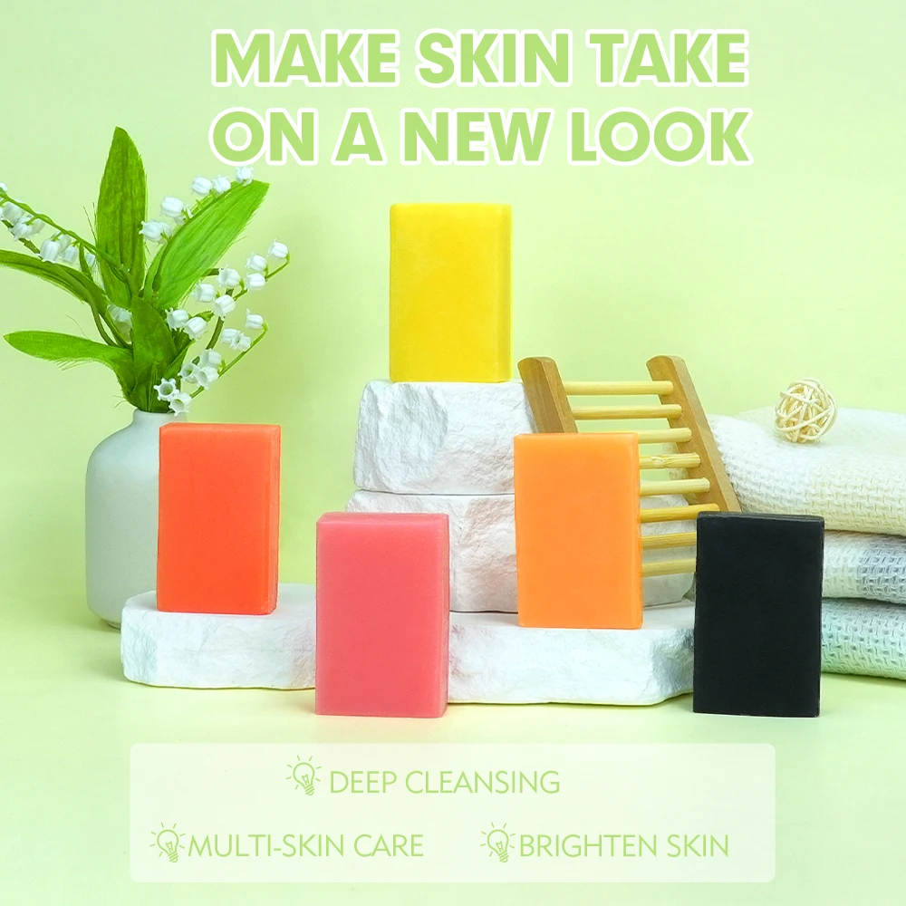Natrliche Bambus seife Holzkohle Krper Bades eife Niacin amid Aufhellende  Hautre paratur Refresh Cleansing Essential Seifen zum Baden