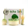 ชุดเซ็ตห้าชิ้นสีเขียวไล่เฉดลายคลื่น