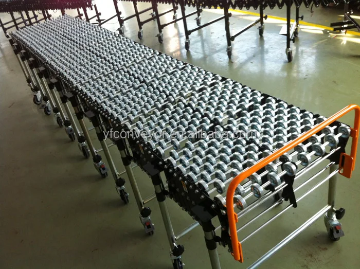 Best flexible skate wheel conveyor tracking supply for dock-35