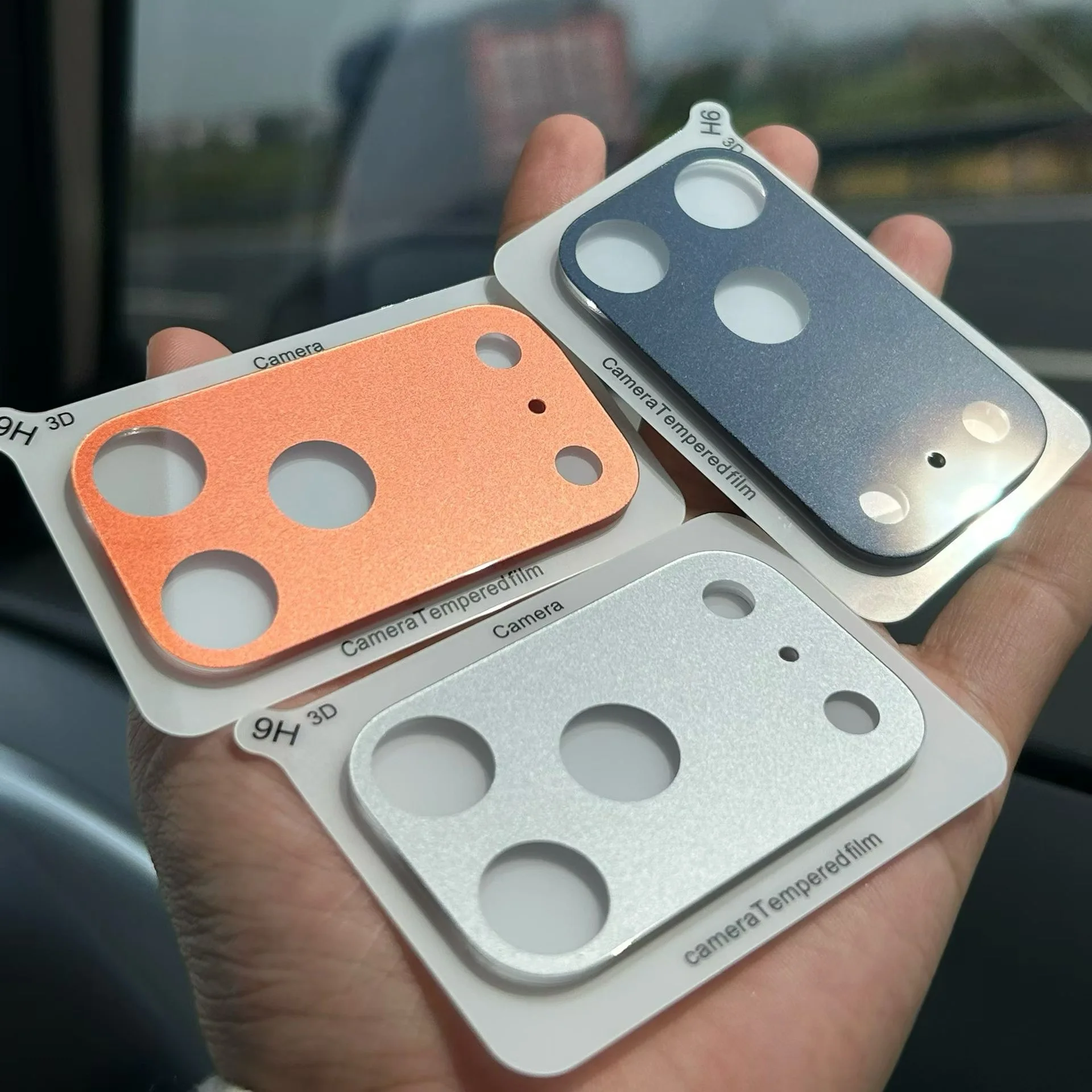 High Quality Metal Frame Camera Lens Protector for iPhone 17 Pro/17 Pro Max Full protection Anti-explosion HD clear Lens Film