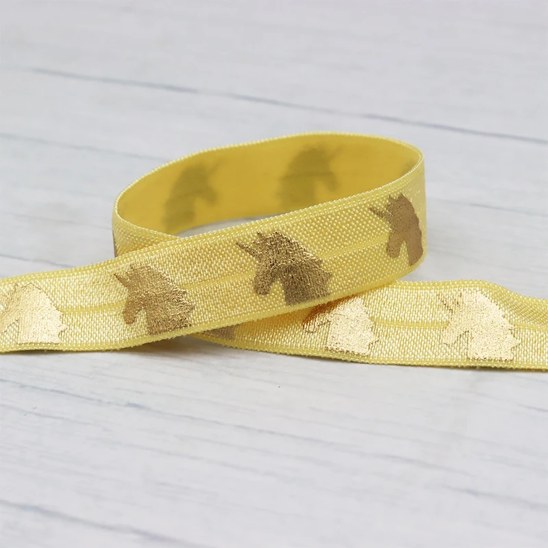 Эластичные единороги на радужной ленте 5/8