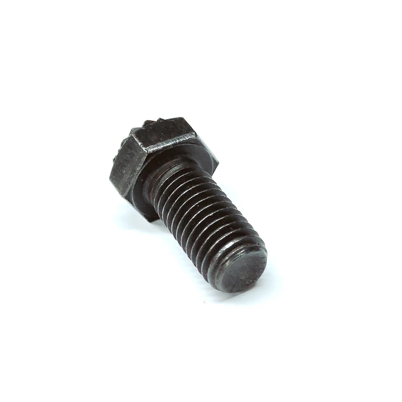 Hex bolt carbon steel black oxide with serrated head supplier