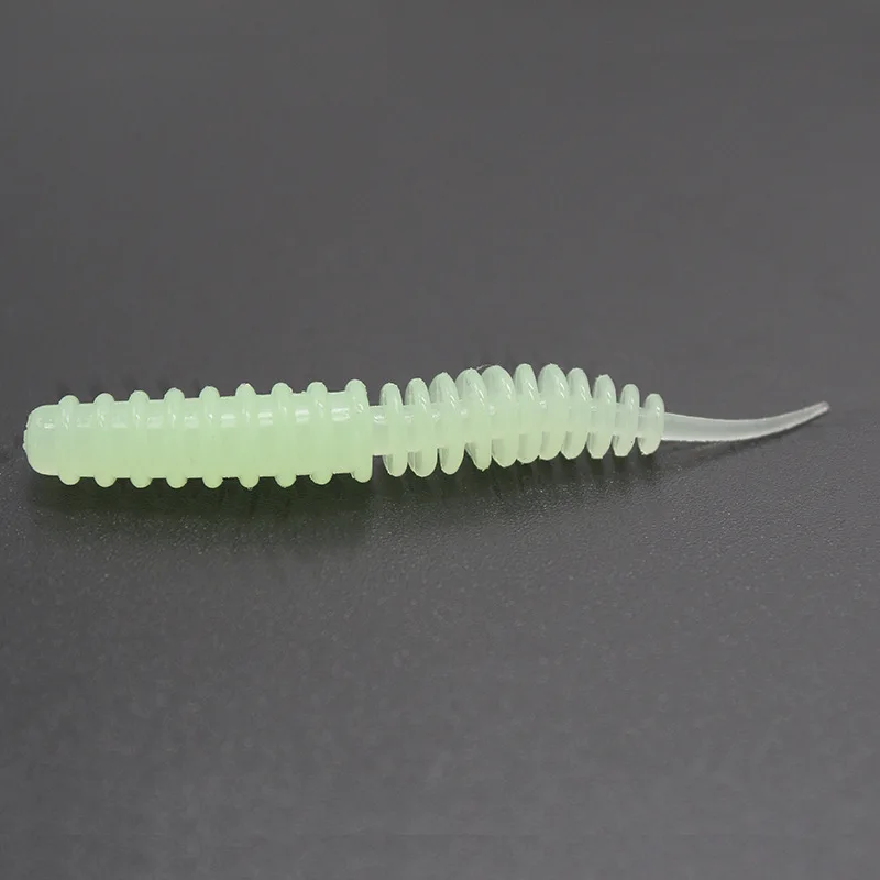 10pcs/lot 6.5cm/1.2g soft plastic worm floating