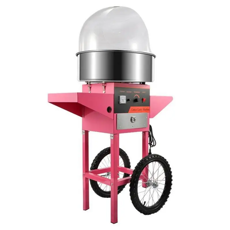 Commercial Candy Floss Machine Pink Cotton Candy Floss Sugar Sweet Maker Cotton Candy Machine Marshmallow Making Machine