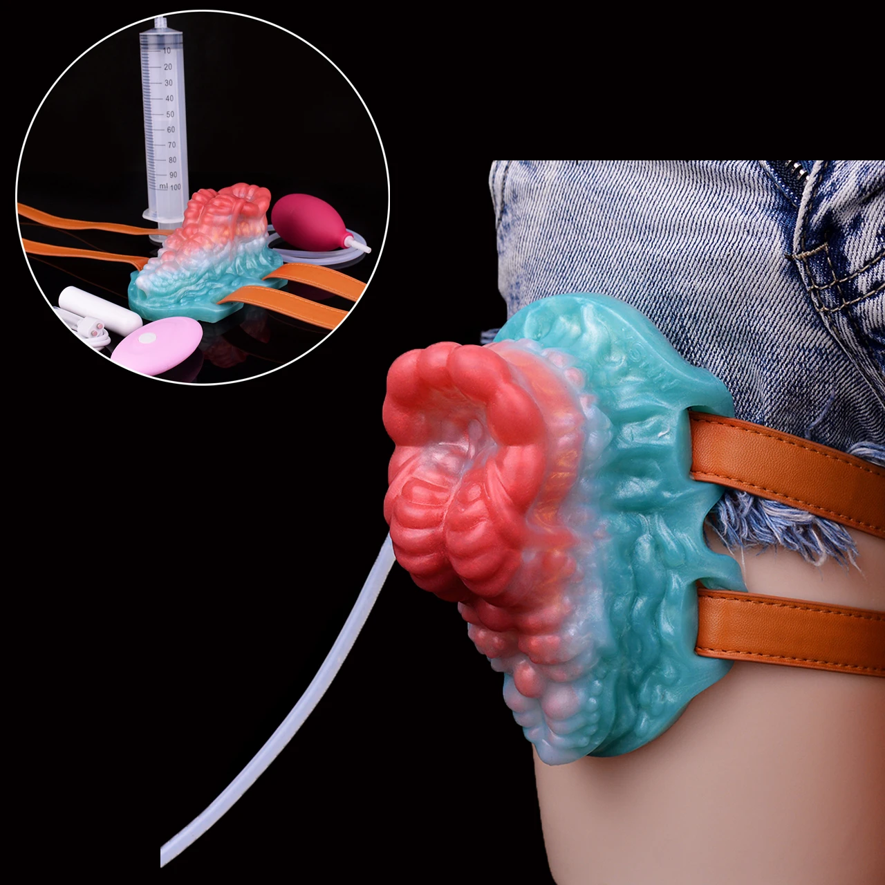 Grinder with Water Spray and Vibration Function Sex Toy Lubrication  Function for Women and Men
