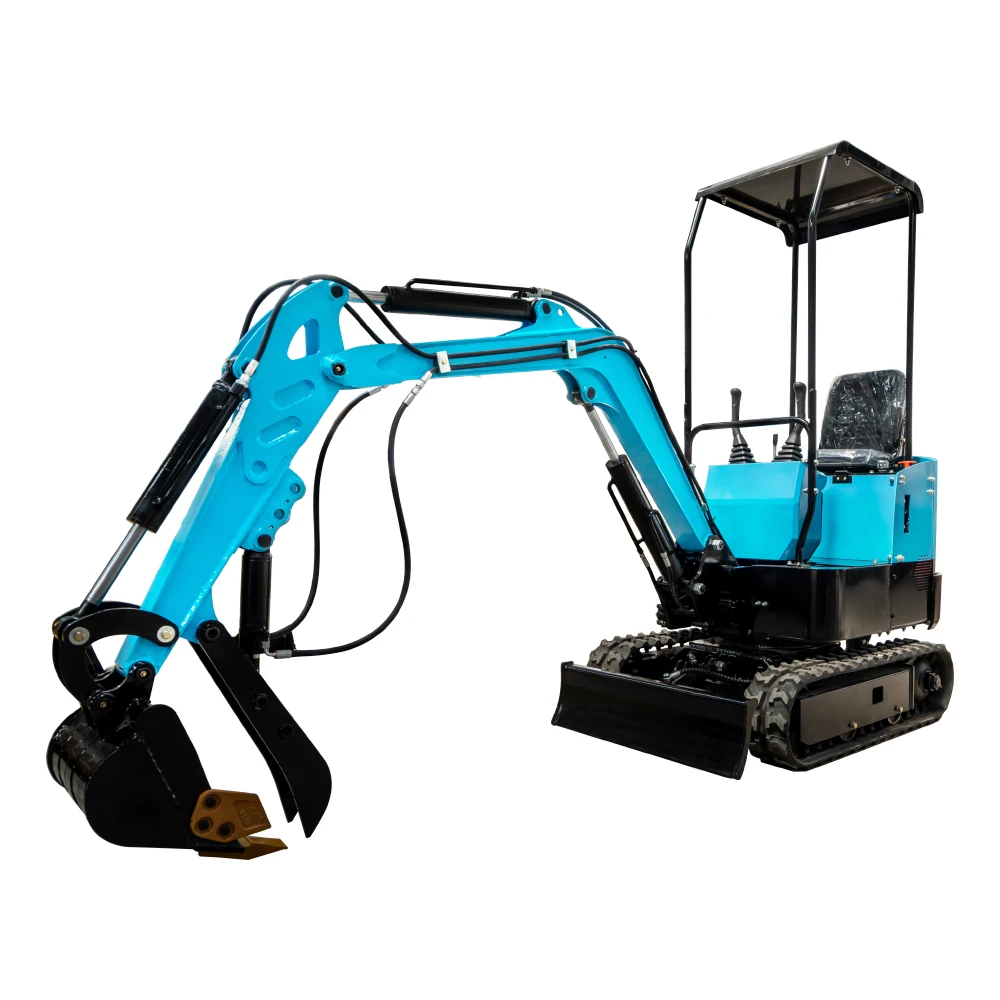 China Made HT10 HT15  Electric Micro Mini Excavator Garden Mini Excavator for Sale