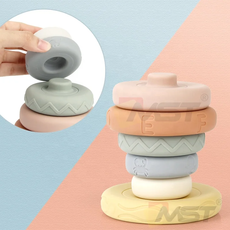 Toddler Learning Toys Stackable Rings for Early Education
