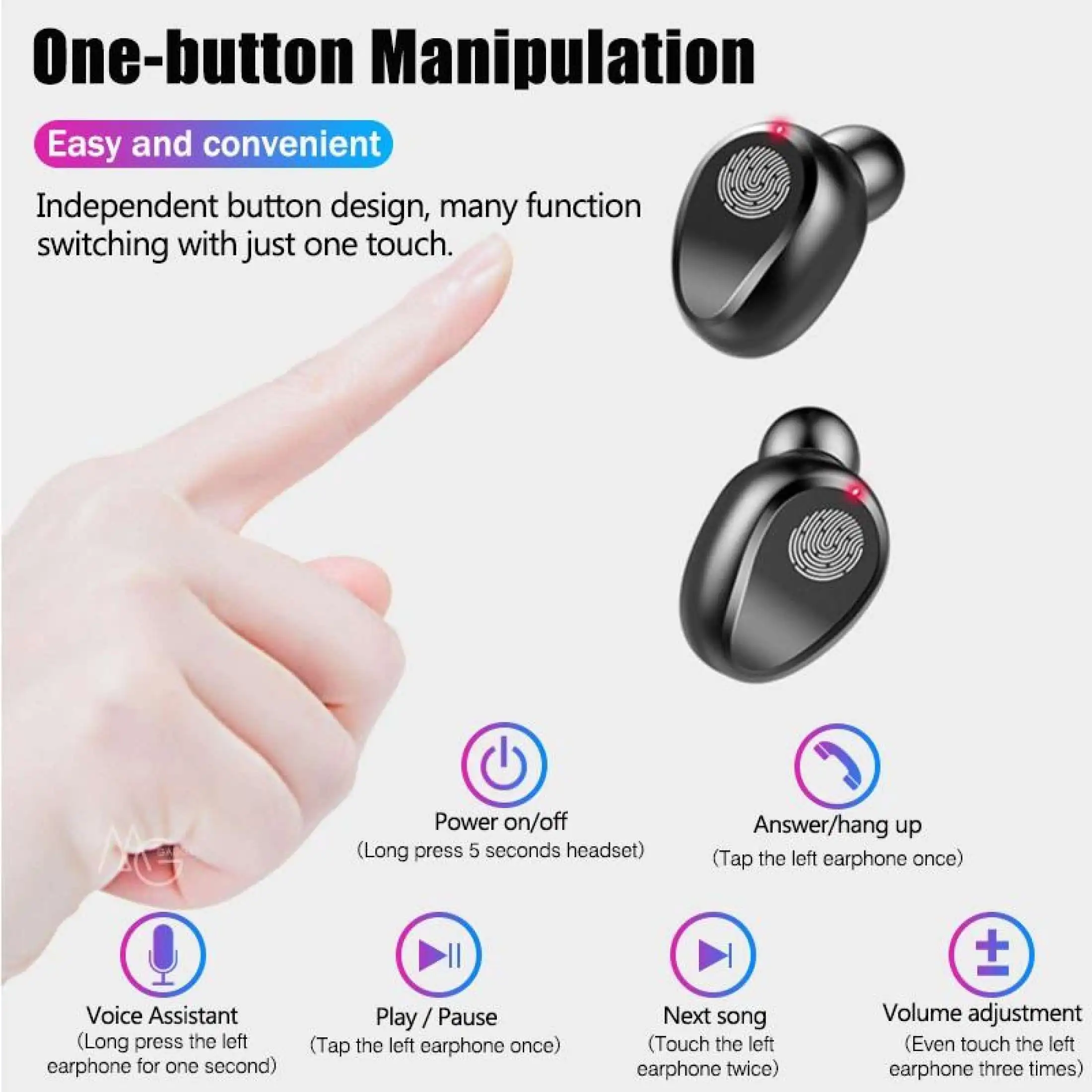 Tws v5. Беспроводные bluetooth наушники f9 tws. Наушники tws bth-f9-5. Наушники беспроводные tws f9 инструкция на русском. Wireless bluetooth earbuds amoi f9.