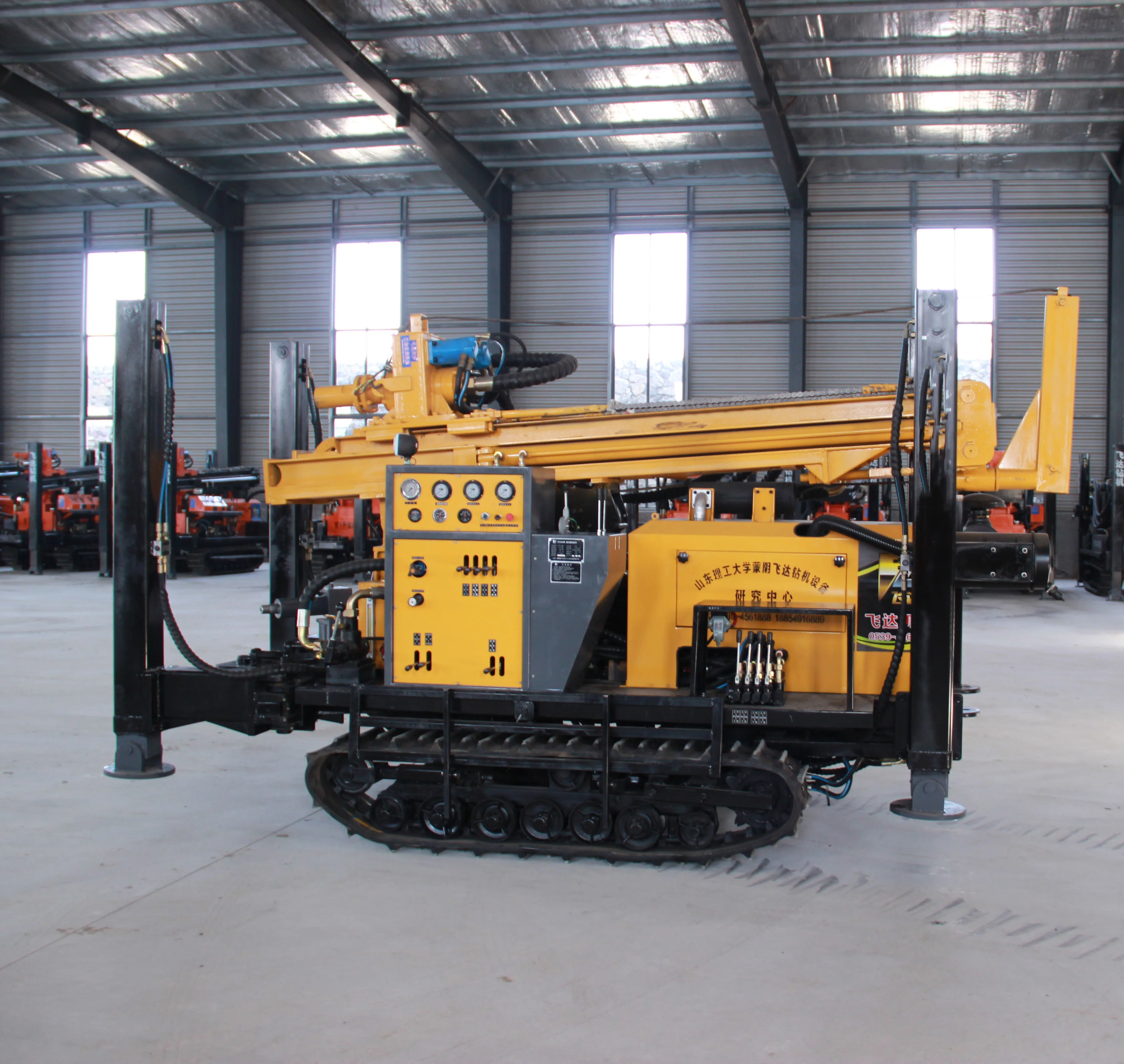 
 200 Meter Depth diesel mining water well drill rig for wells